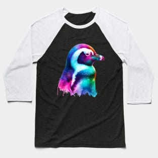 trippy penguin Baseball T-Shirt